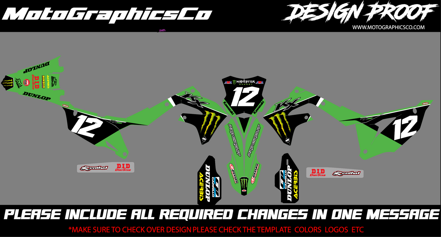 Kawasaki KX250/450 Monster Energy Factory Edition