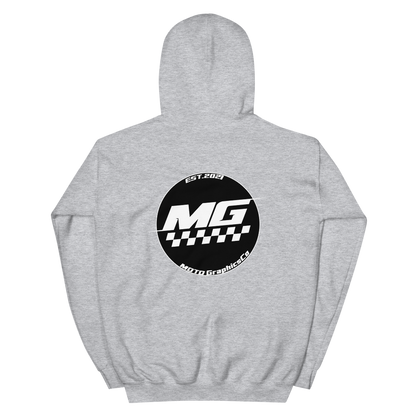 MotoGraphicsCo Blk/White Hoodie