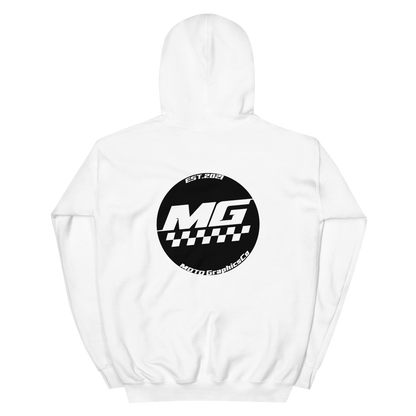 MotoGraphicsCo Blk/White Hoodie